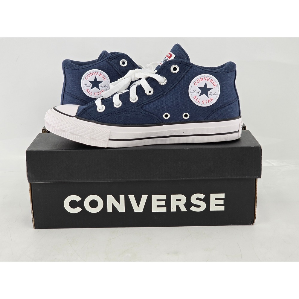Converse Chuck Taylor All Star Malden Street Mid Mens 6 Womens 8 Navy Blue - VG - Picture 4 of 13